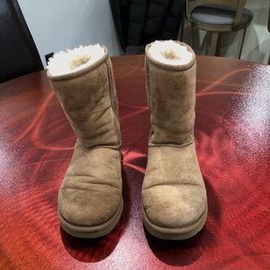 Tan Suede Leather UGG Boots